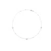 Tory Burch Delicate Kira Pearl Necklace In Slv Crstl Prl