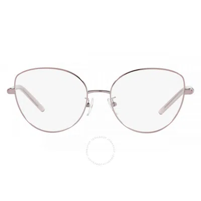 Tory Burch Demo Cat Eye Ladies Eyeglasses Ty1073 3313 54 In Metallic
