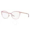 Tory Burch Demo Cat Eye Ladies Eyeglasses Ty1076 3340 53