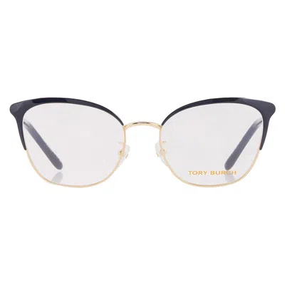 Tory Burch Demo Cat Eye Ladies Eyeglasses Ty1076 3341 53 In Metallic