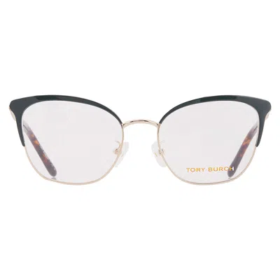 Tory Burch Demo Cat Eye Ladies Eyeglasses Ty1076 3357 53 In Gold