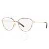 TORY BURCH TORY BURCH DEMO CAT EYE LADIES EYEGLASSES TY1082 3344 52