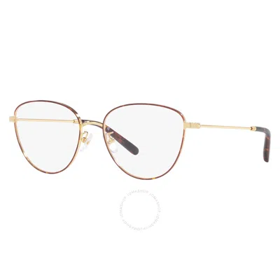 Tory Burch Demo Cat Eye Ladies Eyeglasses Ty1082 3344 52 In Gold