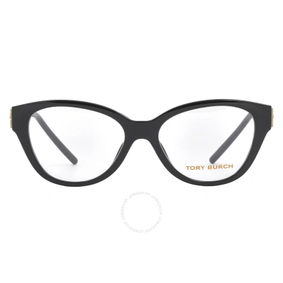 Tory Burch Demo Cat Eye Men's Eyeglasses Ty4008u 1791 52 In Black