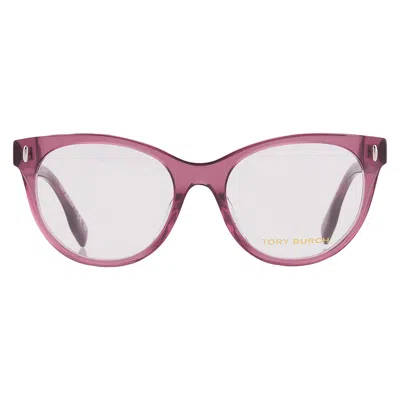 Tory Burch Demo Oval Ladies Eyeglasses Ty2150u 3179 52 In Purple