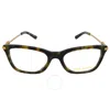 Tory Burch Demo Pillow Ladies Eyeglasses Ty2117u 1850 51