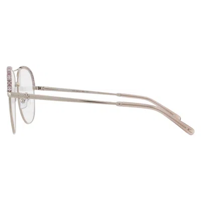 Tory Burch Demo Pilot Ladies Eyeglasses Ty1091 3346 57 In Transparent