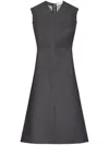 Tory Burch Denim Dress In Grey