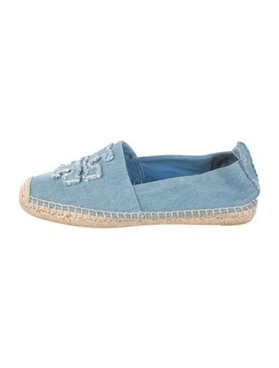 Pre-owned Tory Burch Denim Espadrilles In Blue