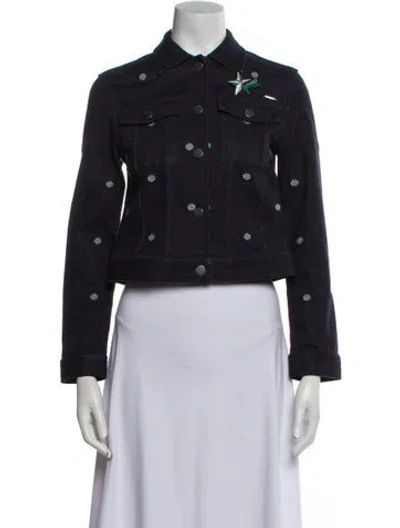 Pre-owned Tory Burch Denim Jacket In Blue