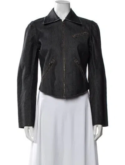 Pre-owned Tory Burch Denim Jacket In Blue