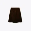 Tory Burch Denim Skirt In Brown