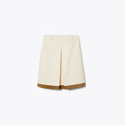 Tory Burch Damen Denim Skirt In White
