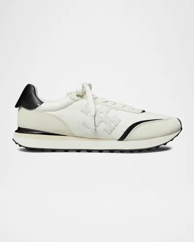 Tory Burch Destiny Logo Trainer Sneakers In White