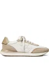 Tory Burch Destiny Suede-panel Sneakers In White