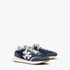 Tory Burch Destiny Logo Trainer Sneakers In Retro Navy/retro Navy/purity