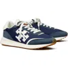 Tory Burch Destiny Trainer Sneaker In Retro Navy/retro Navy/purity