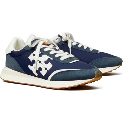 Tory Burch Destiny Trainer Sneaker In Retro Navy/retro Navy/purity