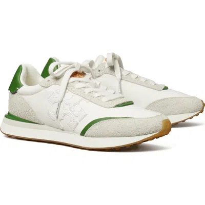 Tory Burch Destiny Trainer Sneaker In White/purity/pale Green