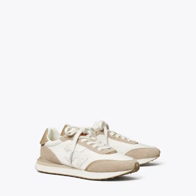 Tory Burch Destiny Trainer In White/purity/avola