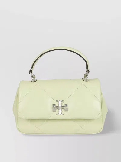 Tory Burch Diamond Quilt Top-handle Bag In Neutral
