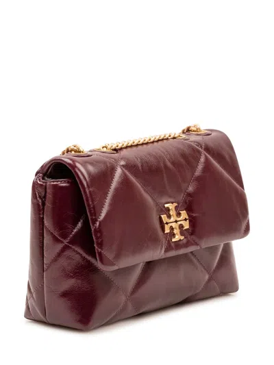 Tory Burch Diamond Shoulder Bag In Dark Carmine/gold