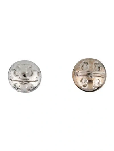 Pre-owned Tory Burch Domed Stud Earrings In Multi
