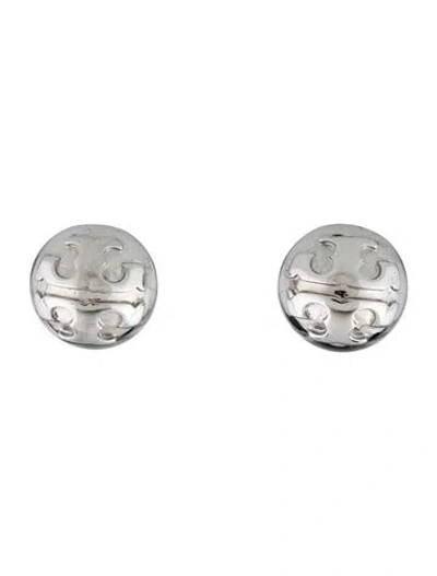 Pre-owned Tory Burch Domed Stud Earrings In Multi