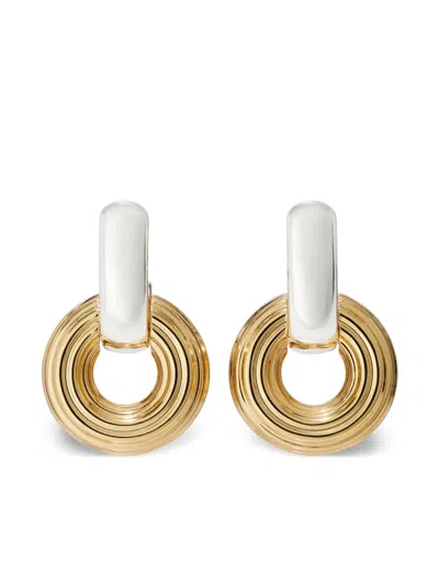 Tory Burch Doornocker Earrings In Silver