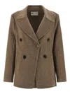 Tory Burch Wool Coat Coats And Trench Coats Beige In Neutral