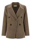 Tory Burch Wool Coat Coats And Trench Coats Beige In Neutral
