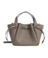 Tory Burch Small Romy Leather Crossbody Bag In Brown