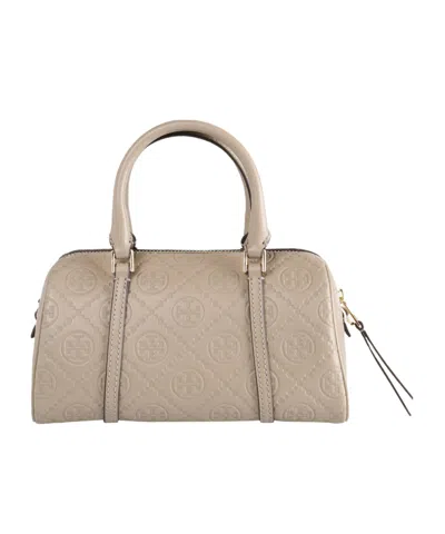Tory Burch Double Handle Tote Bag In Brown