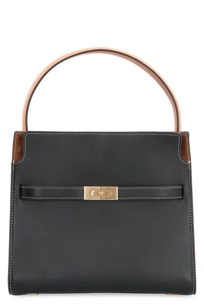 Tory Burch Double Lee Radziwill Leather Handbag