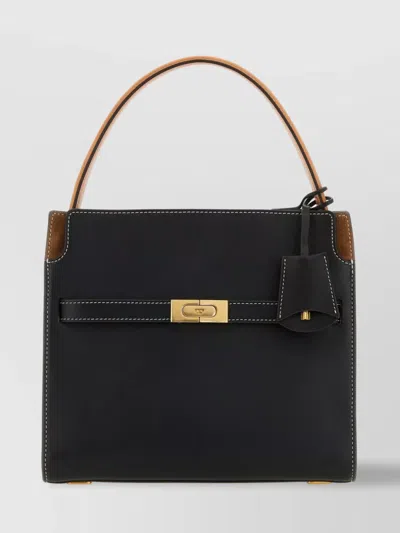 Tory Burch Petite Lee Radziwill Double Bag Black