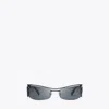 Tory Burch Double-lens Runway Sunglasses In Black