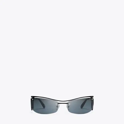 Tory Burch Double-lens Runway Sunglasses In Brown
