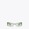 Tory Burch Double-lens Runway Sunglasses In Mint Green