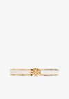 Tory Burch Double T Bracelet In White