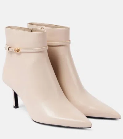 Tory Burch Chelsea Leather Ankle Boots In Black