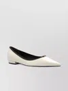 Tory Burch Double T Buckle Flat With Pointed Toe