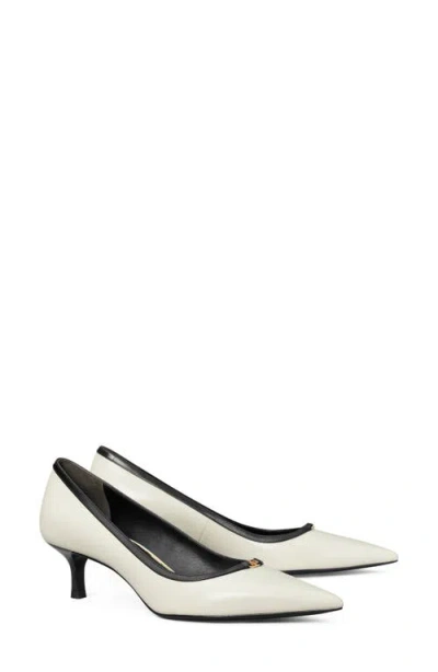 Tory Burch Double T Buckle Kitten Heel Pump In Multi