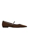 Tory Burch Double T Buckle Mary Jane In Brown