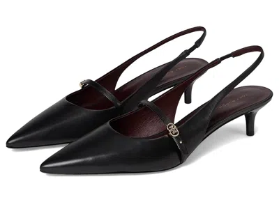 Tory Burch Double T Buckle Mary Jane Pumps 45mm In Black