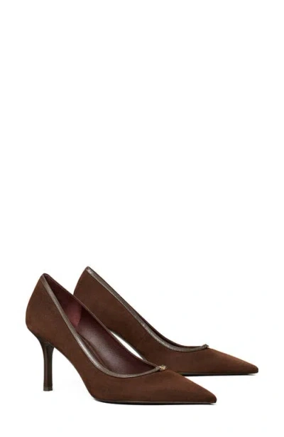 TORY BURCH TORY BURCH DOUBLE T BUCKLE POINTED TOE PUMP