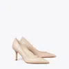 Tory Burch Double T Buckle Pump In Neutral