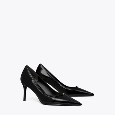 Tory Burch Double T Buckle Pump In Black