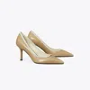 Tory Burch Double T Buckle Pump In Brown