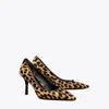 Tory Burch Animal Print Pointed Toe Stiletto Heel Pumps In Classic Leopard