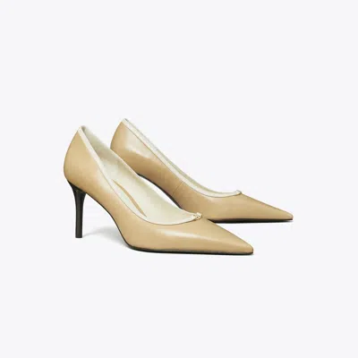 Tory Burch Double T Buckle Pump In Neutral